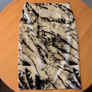Cool Graphic Print Pencil Skirt Sz. Medium